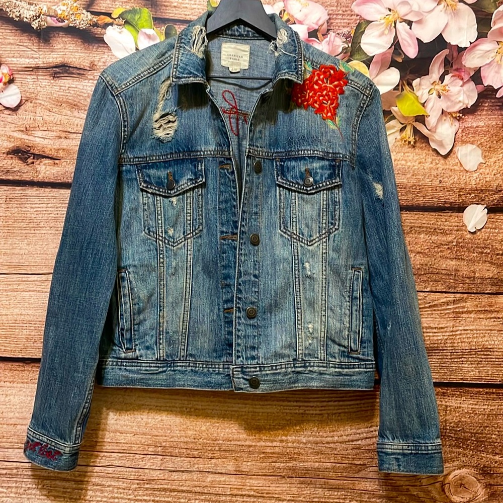 American Eagle jean jacket ‘just for fun’